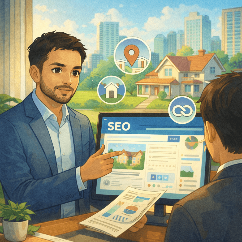 Real Estate Marketing and SEO Page
